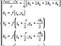 Метод Рунге-Кутта решения дифференциальных уравнений и их систем